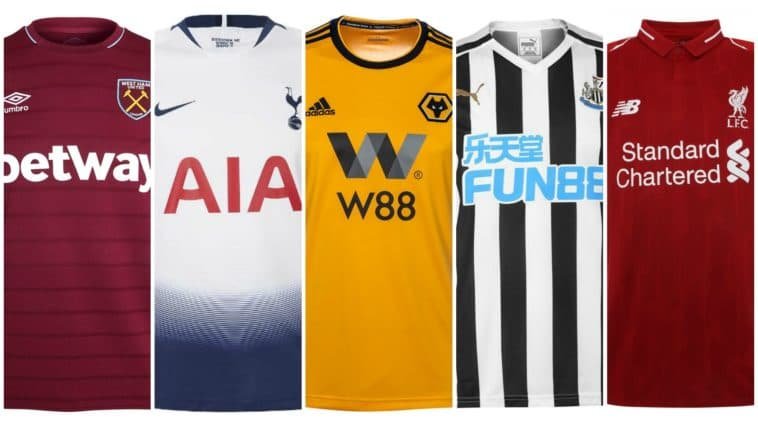 camisetas de futbol premier league