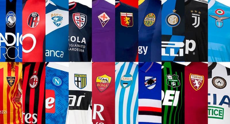 camisetas de futbol serie a de italia