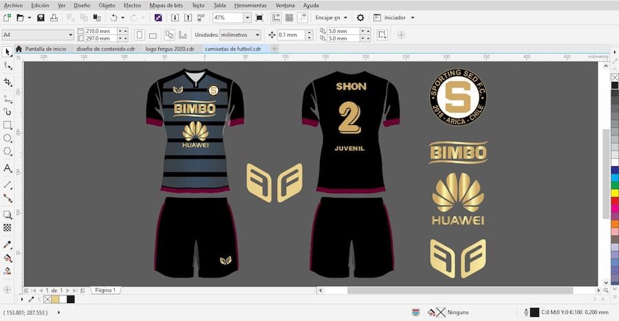 diseño de camisetas de futbol gratis