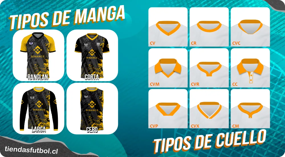 camisetas de padel cuellos y mangas
