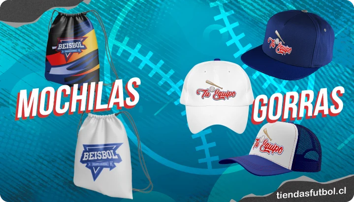 implementos y accesorios de beisbol personalizados en chile