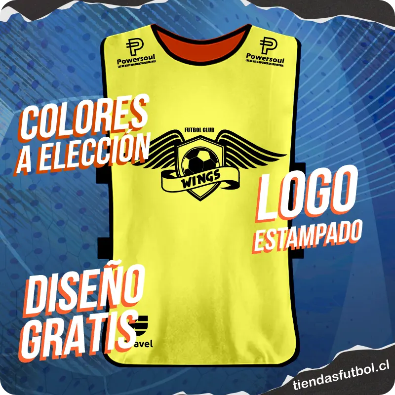 petos de futbol para hombres y mujeres personalizados chile