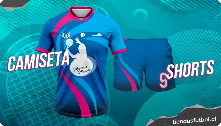 uniformes de padel personalizados camisetas + short sublimados