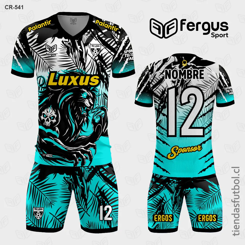 Camisetas de Futbol Leon Azul y Naranja - Imagen 3