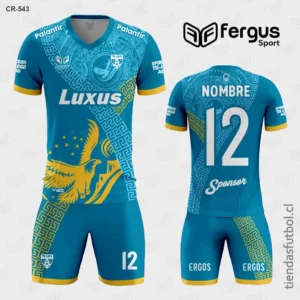 Camisetas de Futbol Aguila Celeste y Amarillo