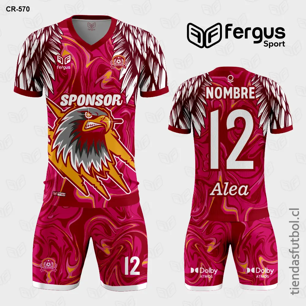 Camisetas de Futbol Aguila Rojo con blanco