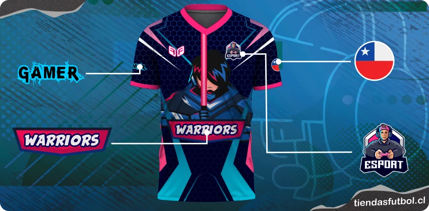 camisetas esports con diseño personalizado