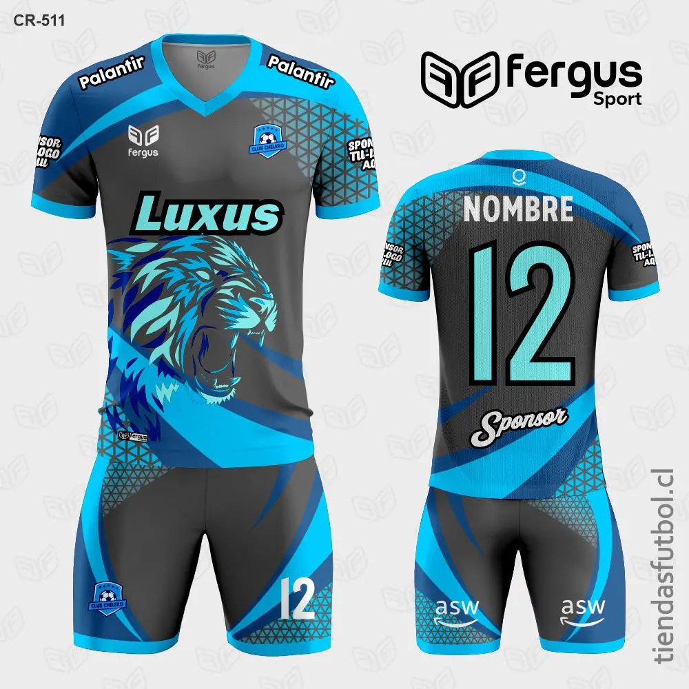 Camisetas de Futbol personalizadas pantera negra con celeste