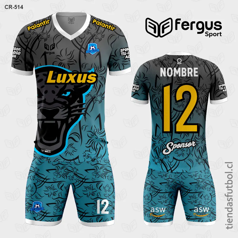Camisetas de Futbol Pantera Negro Turquesa