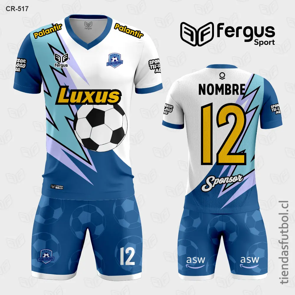 Camisetas de Futbol Pelota Naranja Gris azul