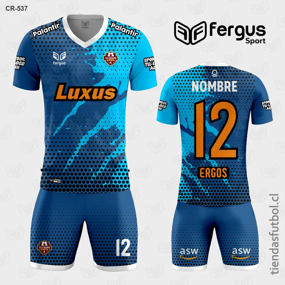 Camisetas de Futbol Azul celeste Blanco