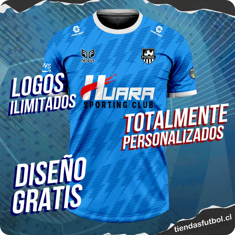 camisetas de futbol en huara chile