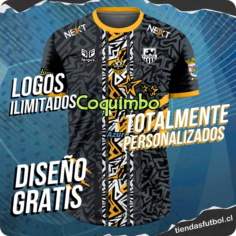 camisetas de futbol en coquimbo chile