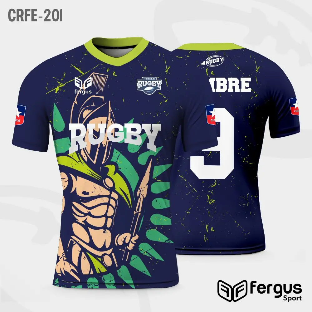 Camisetas de Rugby AZUL gladiador