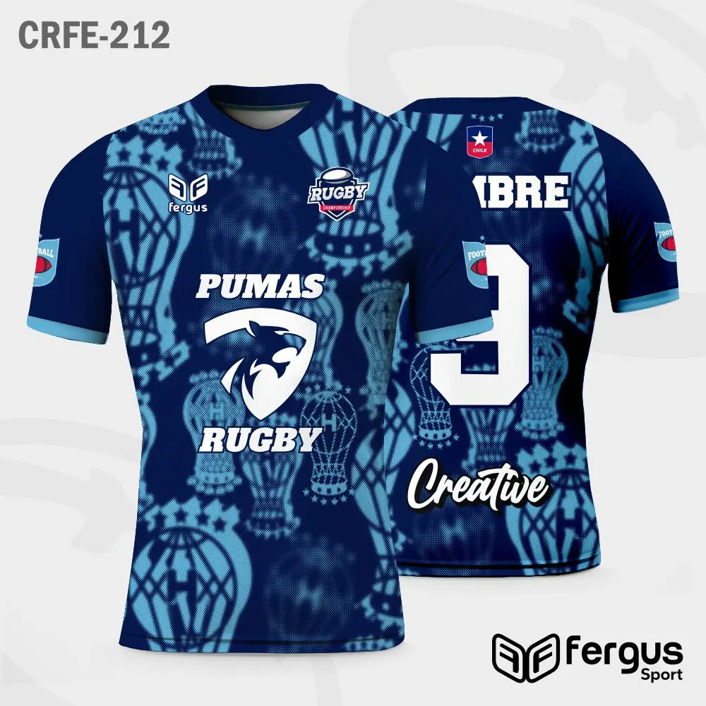 Camisetas de Rugby azul