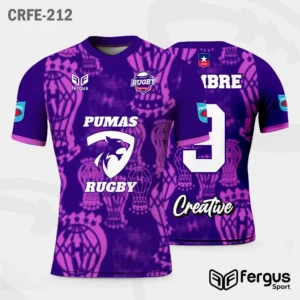 Camisetas de Rugby Morado y fucsia