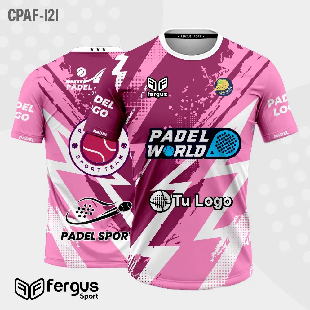 Camisetas de Padel rosado