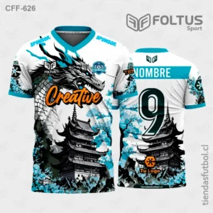 Camisetas de Fútbol con Diseño Celeste y Blanco Personalizadas en Chile 2026