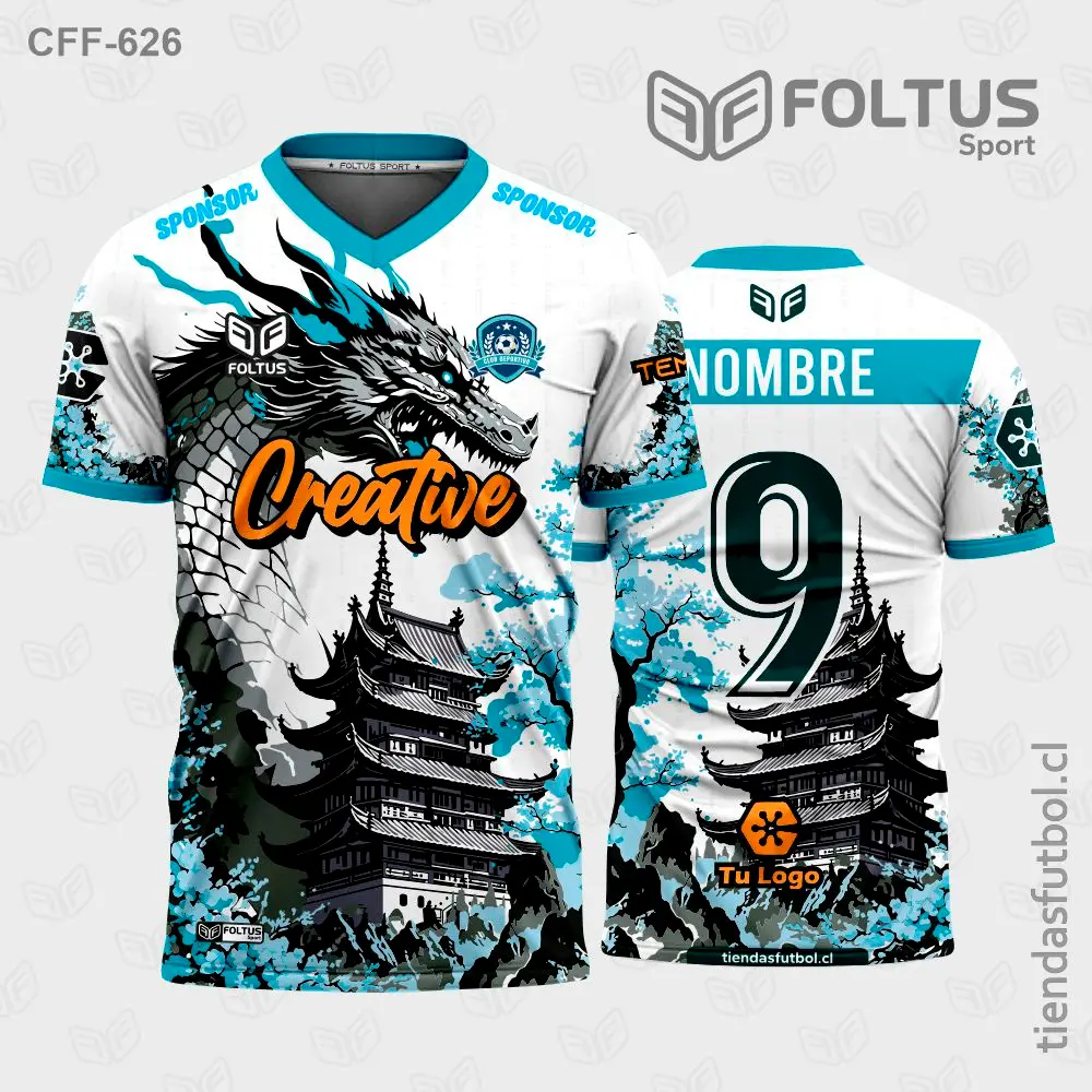 Camisetas de Fútbol con Diseño Celeste y Blanco Personalizadas en Chile 2026