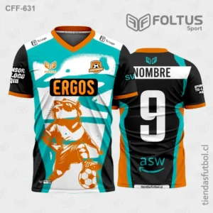 Camisetas de Fútbol Masculinas Naranja con Blanco Personalizadas en Chile 2026