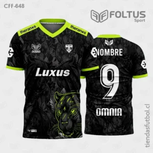 Camisetas de Fútbol con Diseño Verde y Negro Personalizadas en Chile 2026