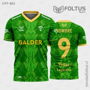 Camisetas de Fútbol para Varón Verde con Dorado Personalizadas en Chile 2026