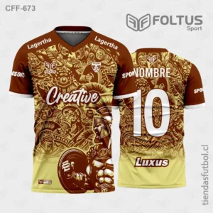 Camisetas de Fútbol Sublimadas Café con Crema Personalizadas en Chile 2026