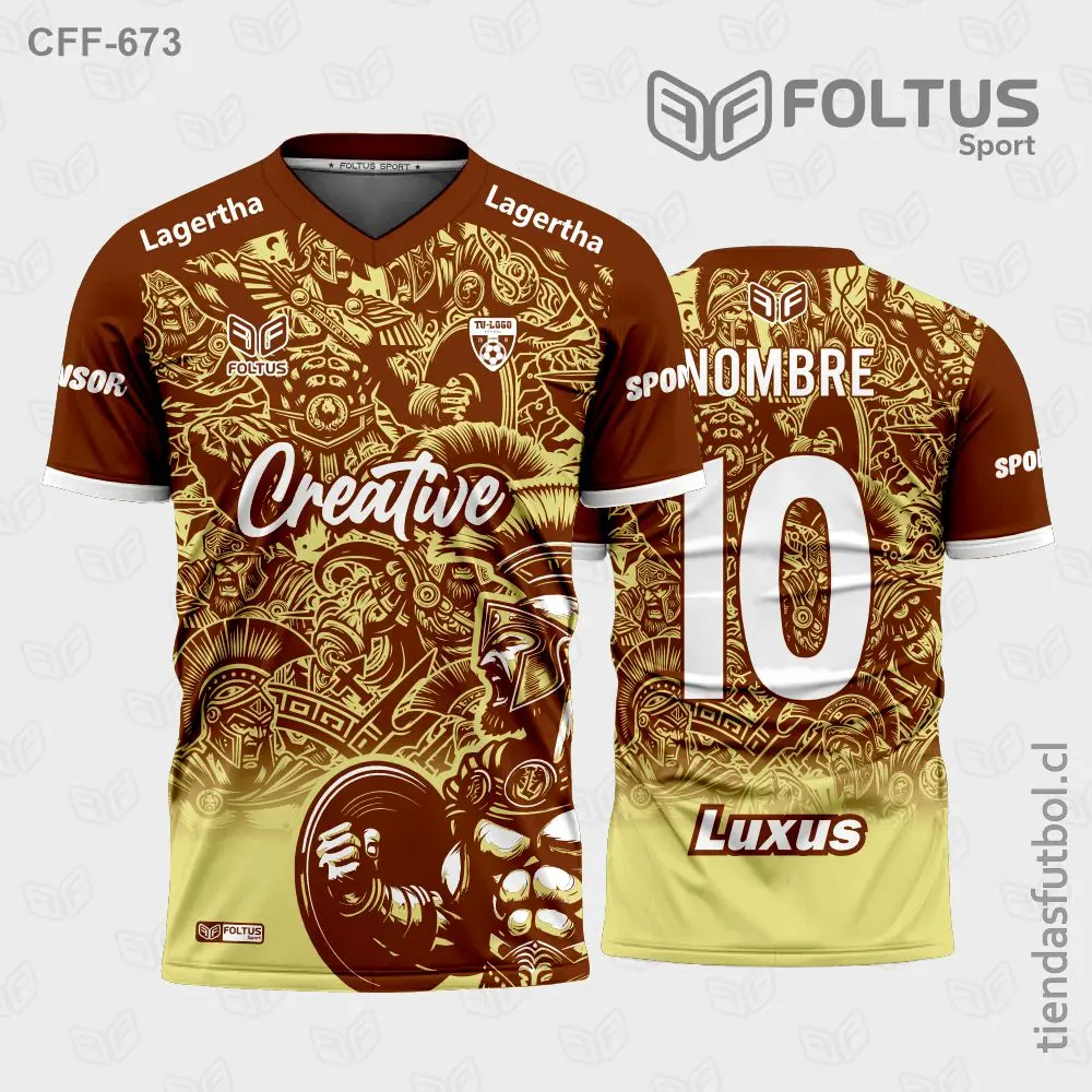 Camisetas de Fútbol Sublimadas Café con Crema Personalizadas en Chile 2026